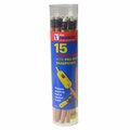 C.H. Hanson 02010 Pro Sharp 15 Round Pencils, 15 Pack CH573354